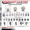 Service Caster 5'' Nylon Wheel Swivel 1-1/2'' Expanding Stem Caster Set 2 Brakes, 4PK SCC-EX20S514-NYS-2-PLB-2-112 - alternate 3